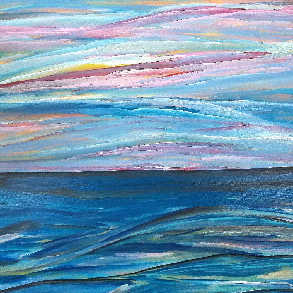 Original Painting by Rachael Potter Titled "Ocean Breeze"